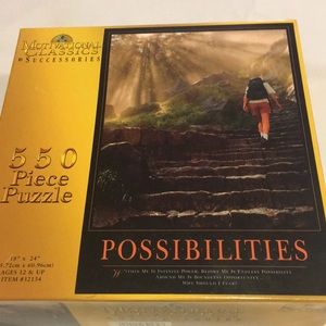 Motivational 550 Pc Possibilities Puzzle NEW infinite power Endless possibility